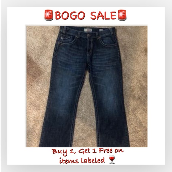 🍷BOGO SALE Men’s MEK Denim Chicago Bootcut Jeans - Picture 2 of 5